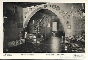 Postales: SITGES - CAU FERRAT - DETALL DE L'ESCALA - ZERKOWITZ - SIN CIRCULAR